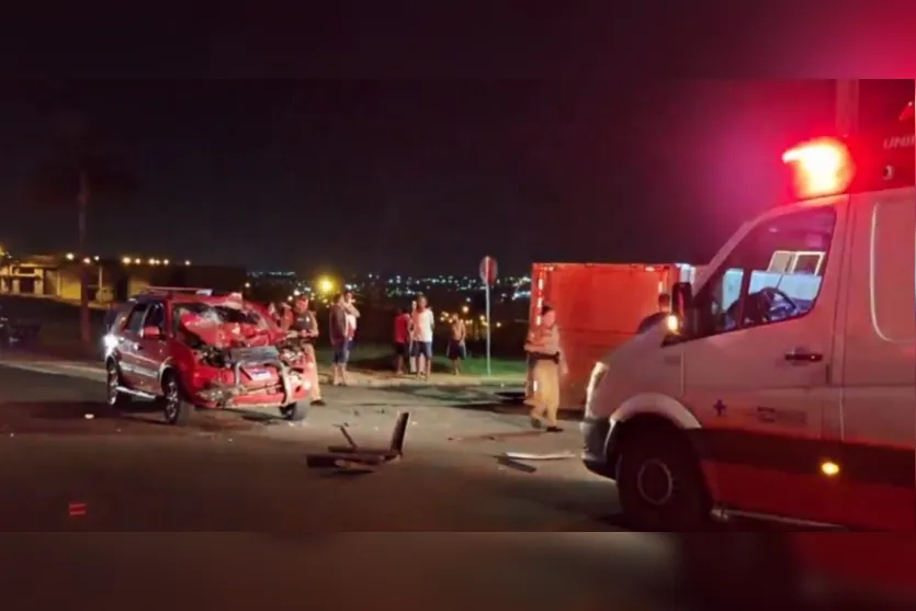  A batida foi registrada na noite desta sexta-feira (26), no Jardim Aeroporto. 