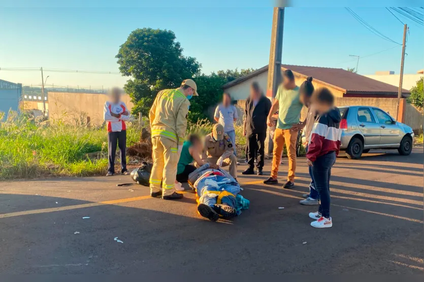  A colisão ocorreu no cruzamento da Rua Anderson Gomes Ferreira, esquina com Antonio Porteiro. 