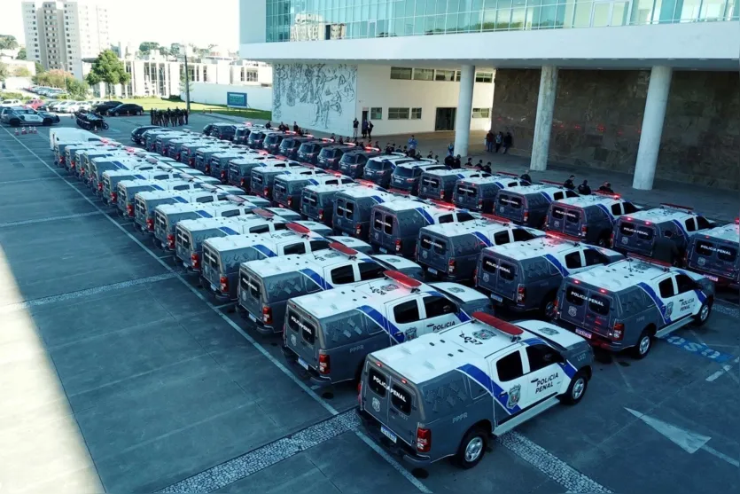  As viaturas foram entregues à Polícia Penal por meio de contrato de locação 