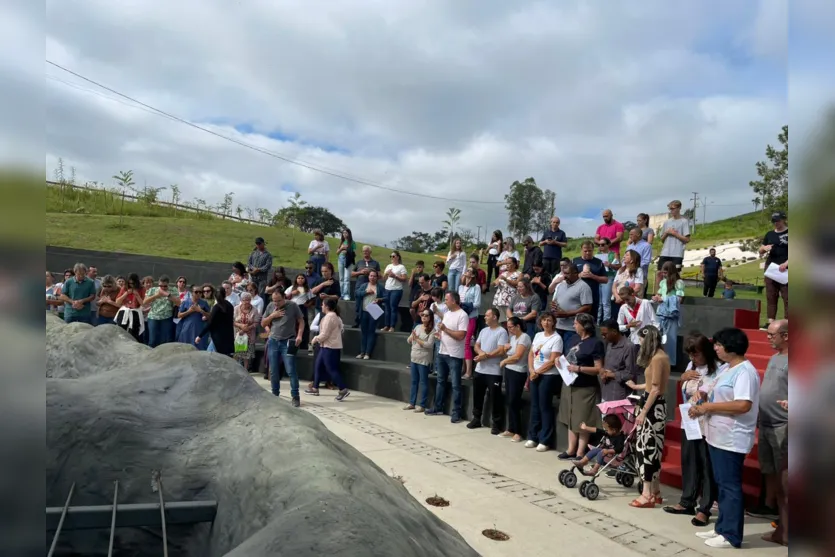  Católicos durante celebração no Parque da Redenção 