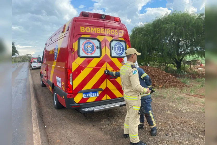 Colisão entre carro e caminhão deixa seis feridos na PR-170