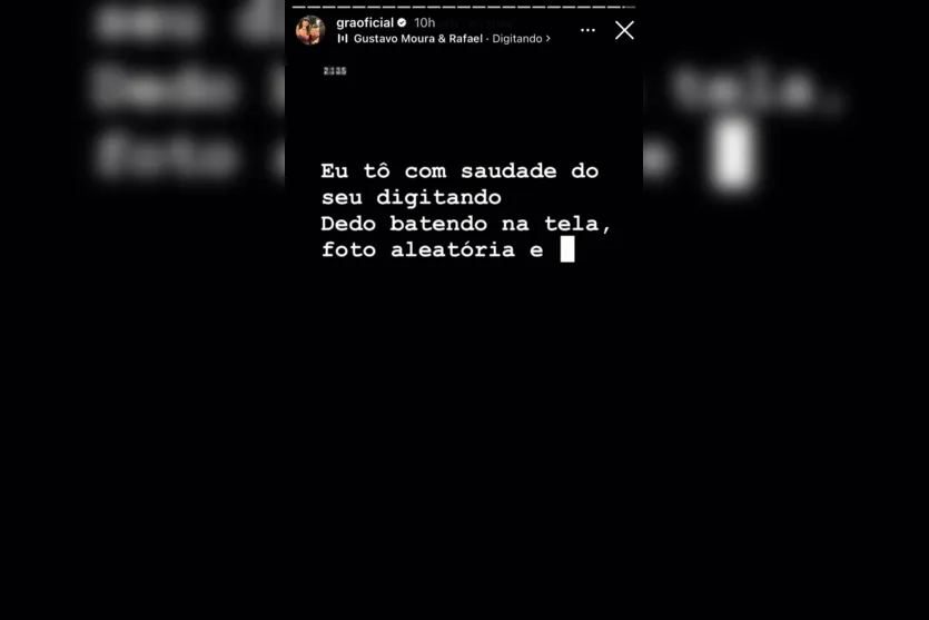 Gracyanne desabafa sobre saudade após separação de Belo