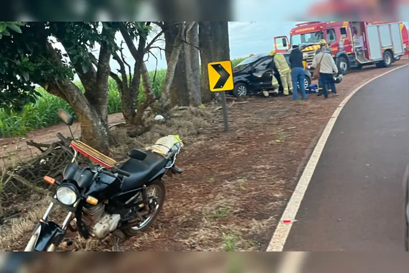 Grave acidente deixa três mulheres feridas na PR-532 em Apucarana