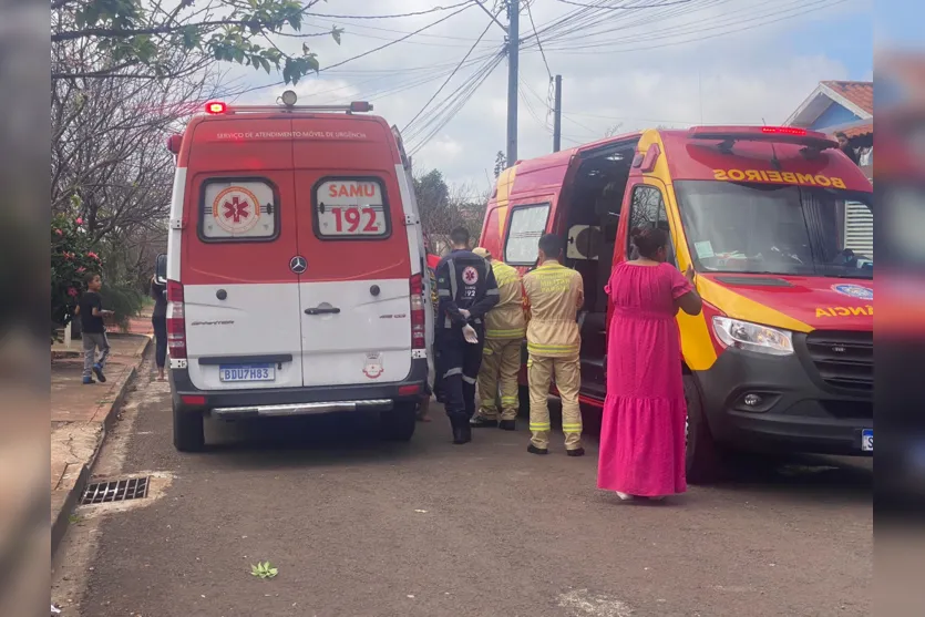  A vítima sofreu queimaduras no abdômen, pernas e braço 