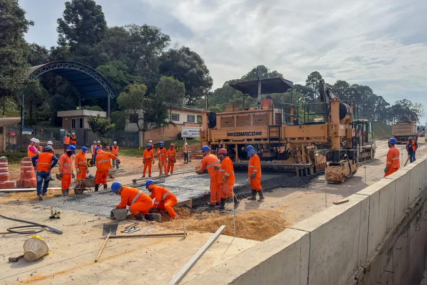 Obra na Rodovia dos Minérios avança e deve finalizar em setembro