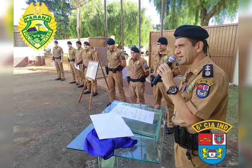  Policiais da 6ª CIPM são homenageados por destaque no trimestre 