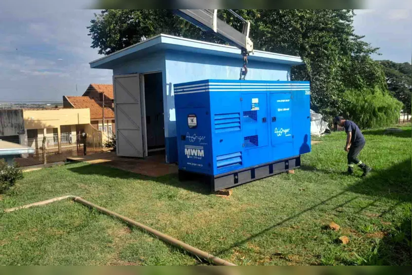  Sistema de Água de Ivaiporã ganha reforço com novos geradores 