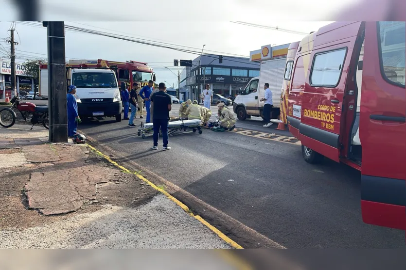  Vítima de 50 anos foi levada para o Providência 