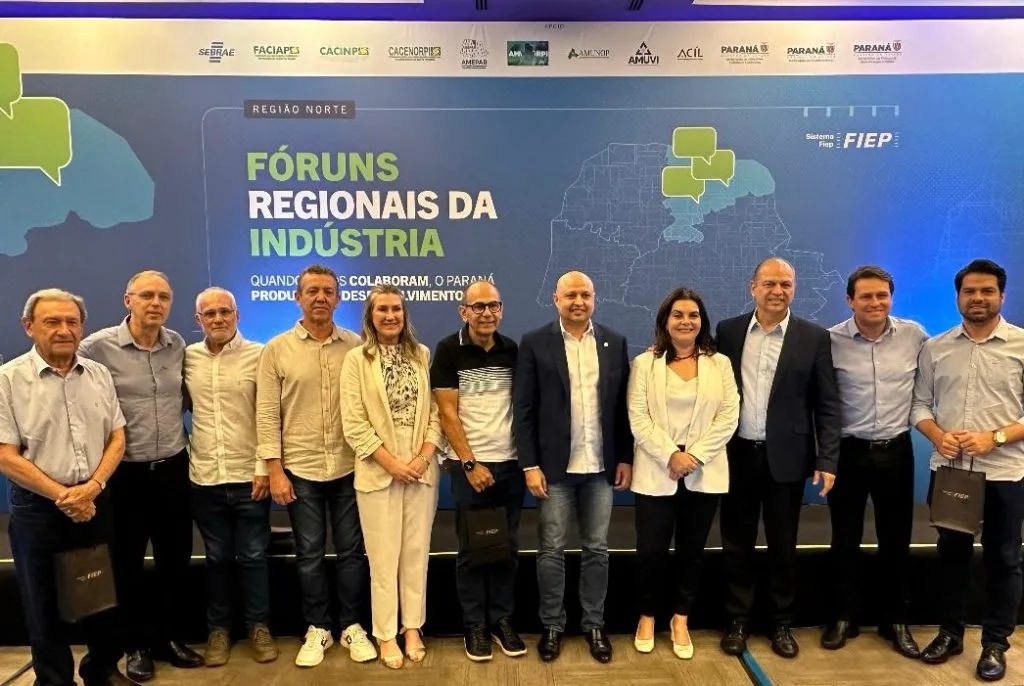 Representantes de Apucarana no Fórum Regional da Indústria no Norte do Paraná