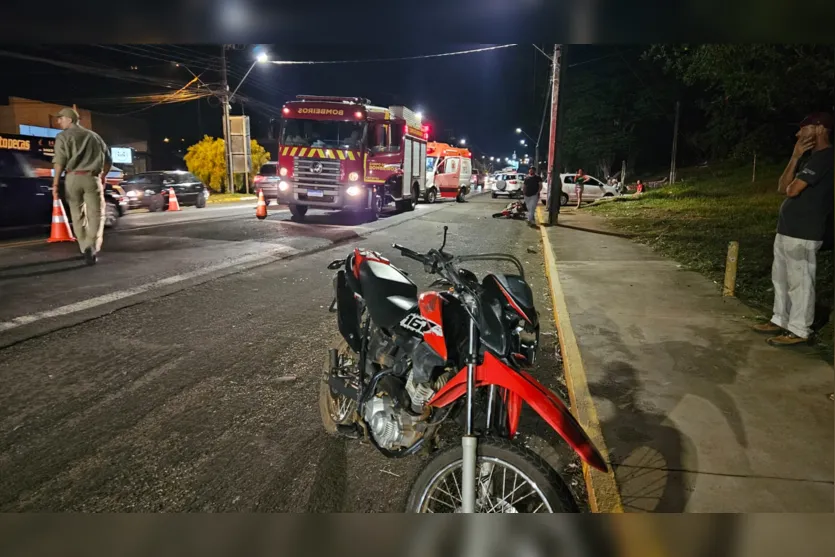  Acidente aconteceu na Avenida Brasil 