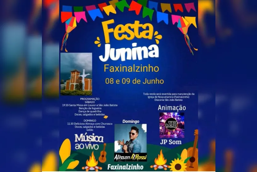 Confira principais festas juninas já confirmadas em Apucarana e região