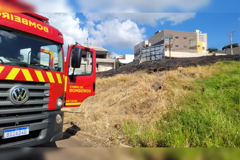 Incêndio ambiental mobiliza bombeiros; ocorrências do tipo disparam