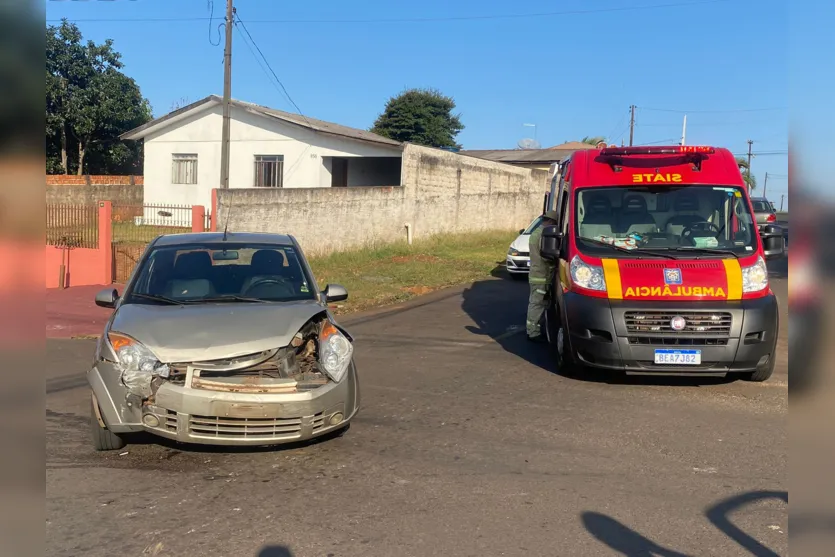  Acidente no cruzamento da Rua Otávio de Sá Barreto com a Rua Paranaguá 