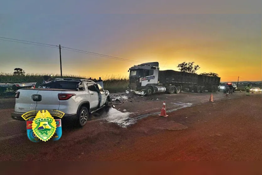  Colisão foi no final da tarde em Sertanópolis 