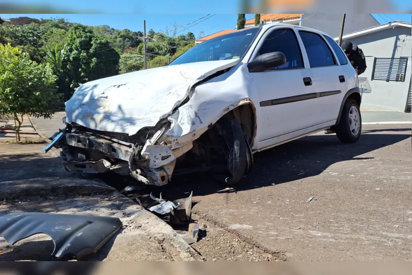 Em apenas uma hora, três acidentes foram registrados em Apucarana