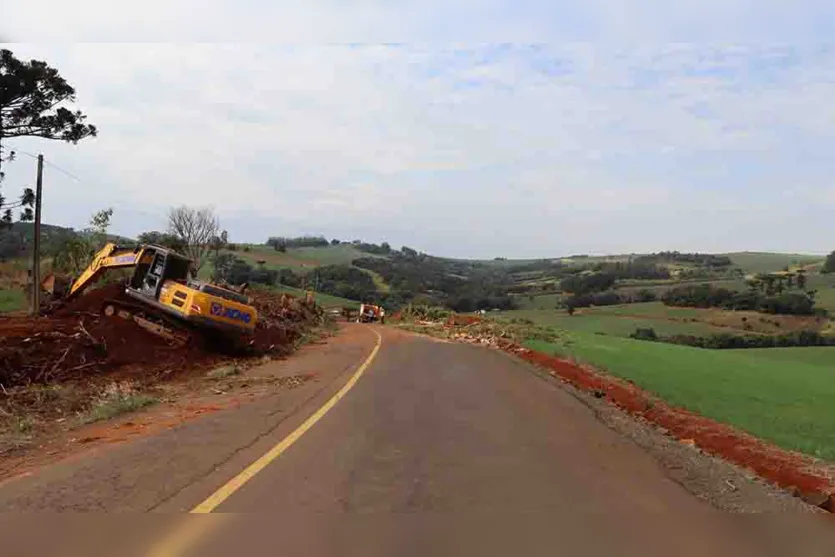  As obras, que começaram com a limpeza e terraplenagem 