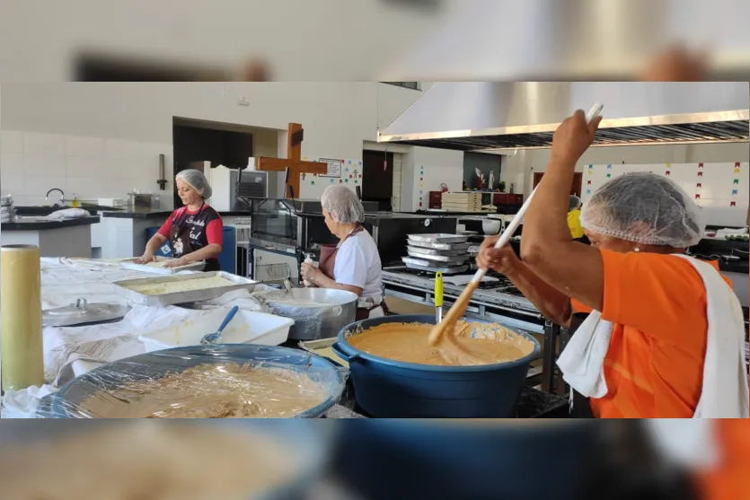 Paróquia de Arapongas (PR) prepara bolo de Santo Antônio de 150 kg