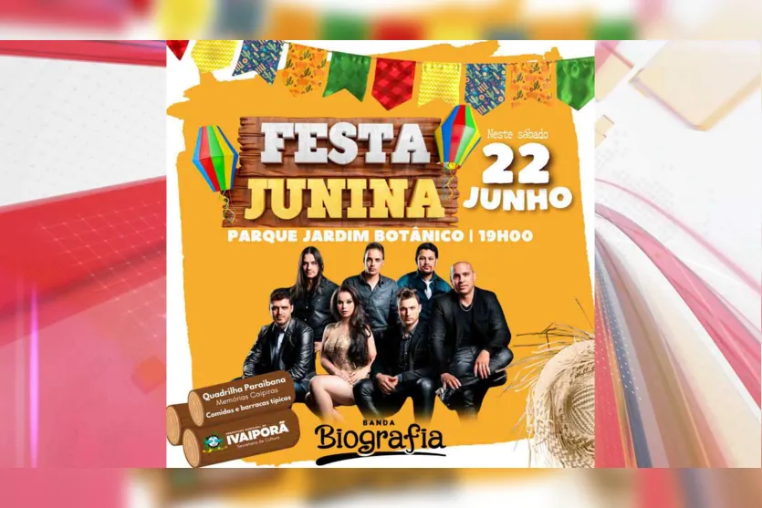  Ivaiporã terá inaugurações e Festa Junina neste fim de semana 