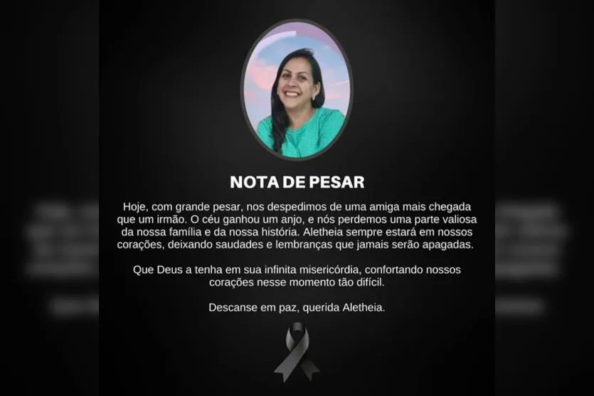 Morre Aletheia Muniz aos 46 anos vítima de câncer no fígado