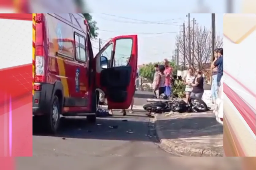 Motociclista vítima de acidente no Jardim Colonial morre no hospital