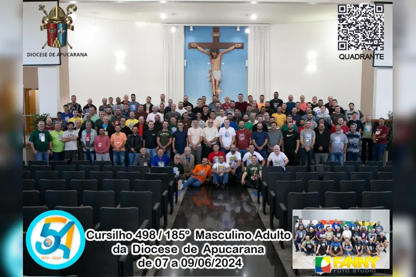  O evento é realizado em formato de retiro espiritual 