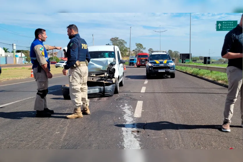  A PRF atendeu a ocorrência 