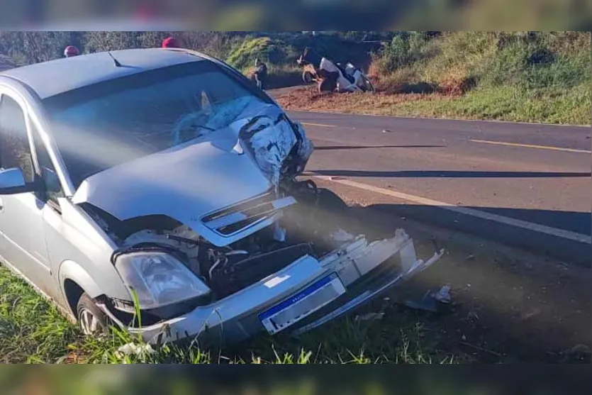  Acidente foi na manhã desta segunda em Manoel Ribas 