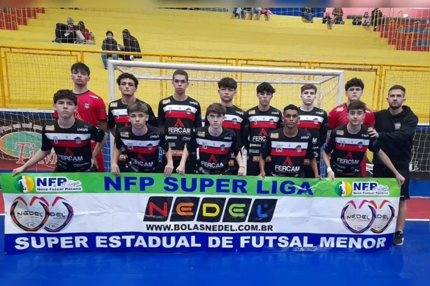 Apucarana Futsal sub-16 chega às finais da NFP Super Liga