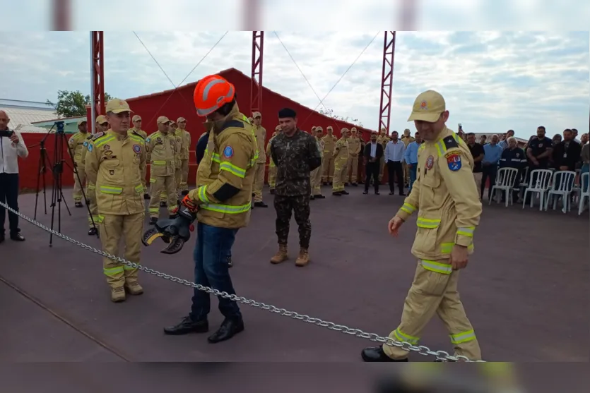 Bombeiros inauguram novo quartel em Mauá da Serra