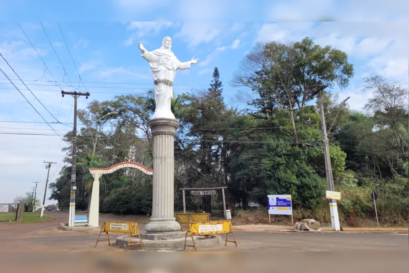 Colônia Esperança ganha monumento do Sagrado Coração de Jesus; veja