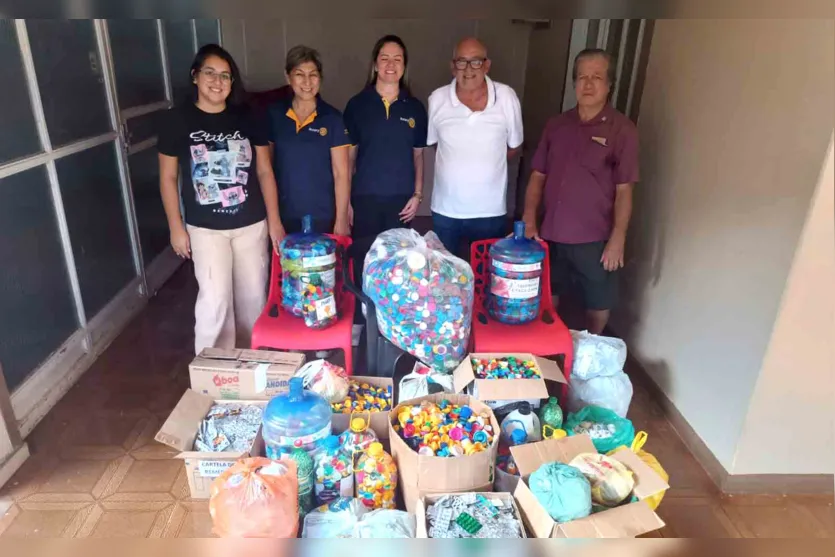  Rotary de Jardim Alegre arrecada tampinhas para Hospital de Câncer 