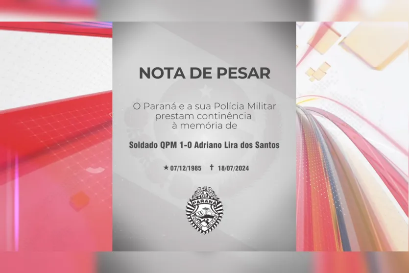 Soldado da PM é encontrado morto dentro de viatura em Ivaiporã