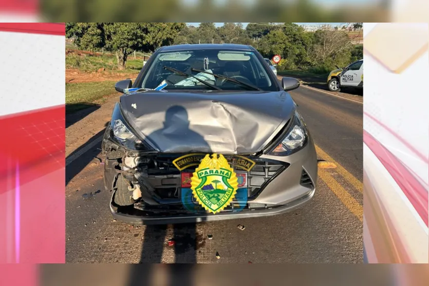  Três pessoas que estavam no Hyundai precisaram ser socorridas 