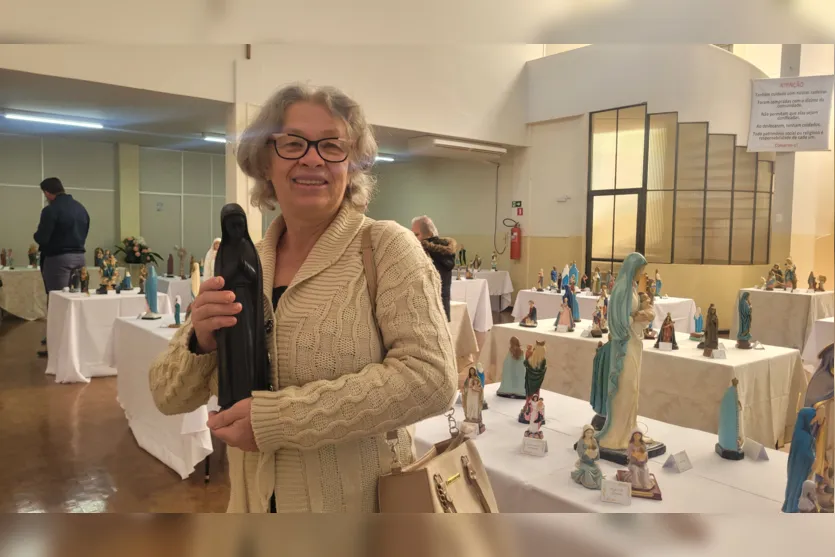  Aposentada Maria de Fátima Pedroso, de 62 anos, visitou a exposição 