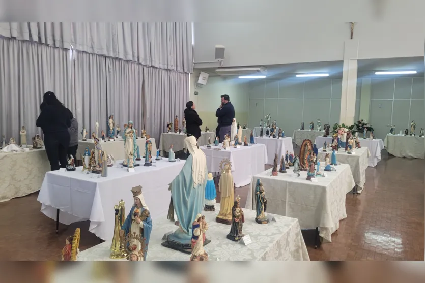 Exposição em Apucarana traz 400 representações de Nossa Senhora; veja