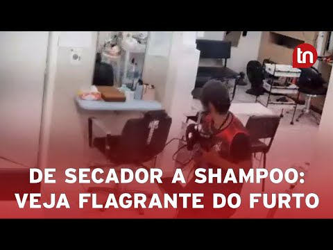 Bandido arromba e furta salão de beleza em Apucarana