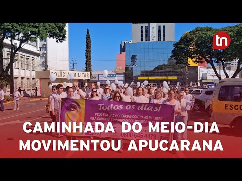 Caminhada do Meio-Dia reúne mulheres na lutra contra o feminicídio