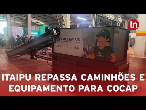 Itaipu repassa caminhões e equipamento para Cocap de Apucarana