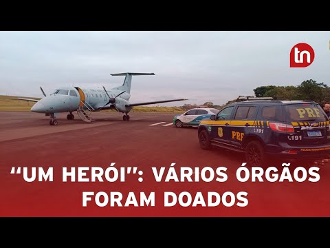 FAB transporta coração doado por apucaranense vítima de acidente