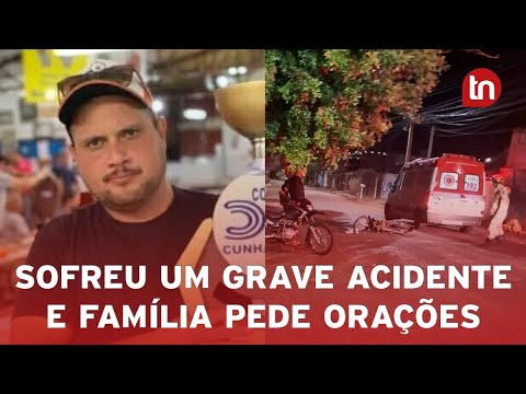 Família pede orações para motociclista gravemente ferido em Apucarana