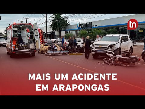 Segundo acidente é registrado nesta quarta-feira em Arapongas