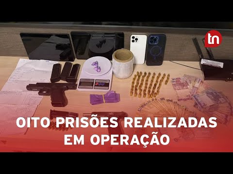Operação contra tráfico de drogas prende oito em Arapongas e Rolândia