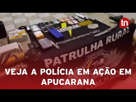 Operação da PM prende dois por tráfico de drogas em Apucarana