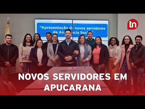Rodolfo Mota apresenta novos servidores públicos de Apucarana