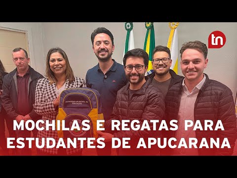 Rodolfo anuncia compra de mochila e regata para o uniforme escolar