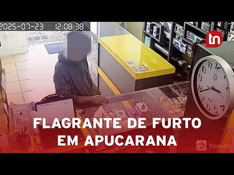 Homem furta fone de ouvido em loja de eletrônicos de Apucarana