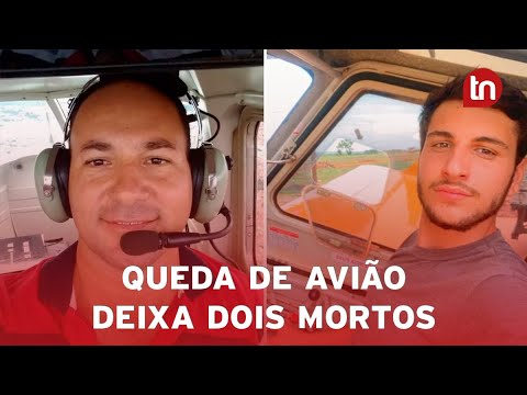Vídeo mostra queda de avião que deixou dois mortos em SP