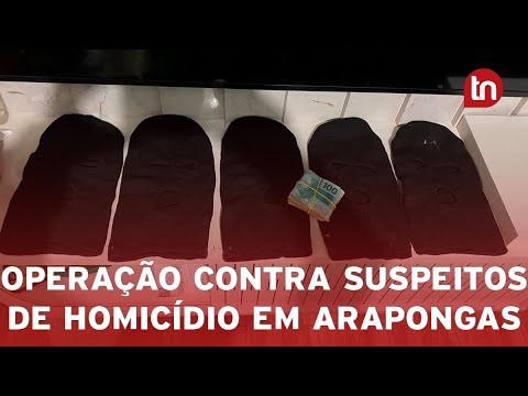 PCPR deflagra operação contra suspeitos de homicídio em Arapongas