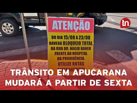 Trânsito na Rua Nagib Daher será alterado a partir de sexta-feira