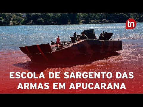 Alunos da Escola de Sargentos das Armas participam de treinamento